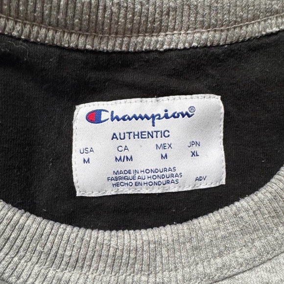 Champion Light Gray Oversized Crewneck Sweatshirt - Picture 2 of 4